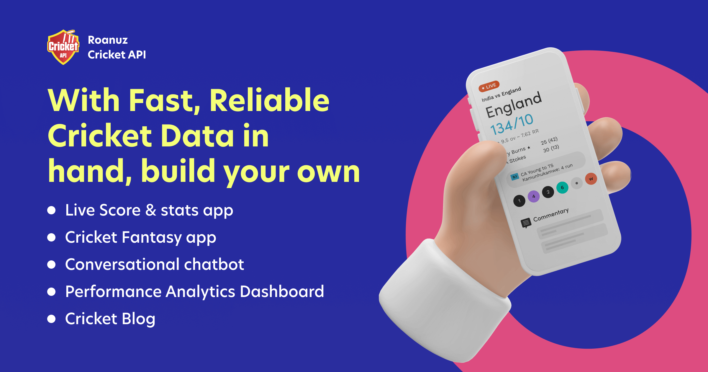 Intelligent Cricket Analytics Roanuz Cricket API